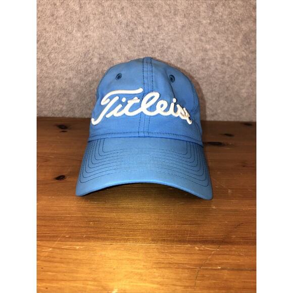 Titleist Other - Titleist Woodland Hills CC Golf Hat Cap Blue Strapback Athletic MAGA